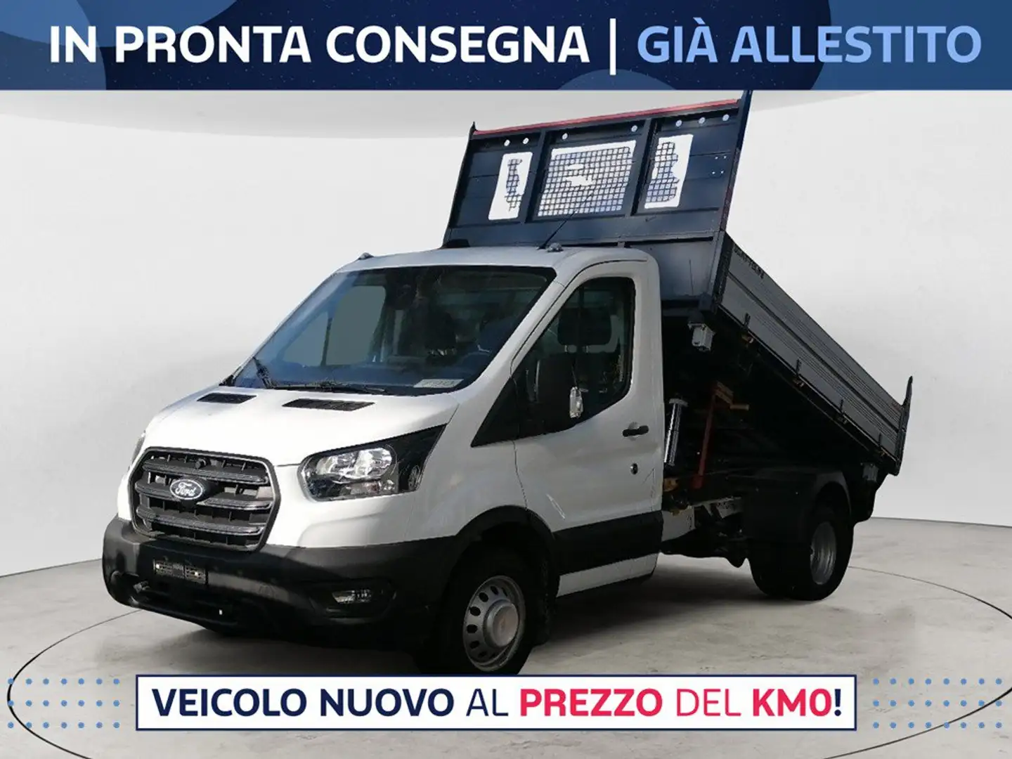 Ford Transit Transit 350 2.0 EcoB.130CV RWD PM-RG Cas.Rib.Tril Bianco - 1