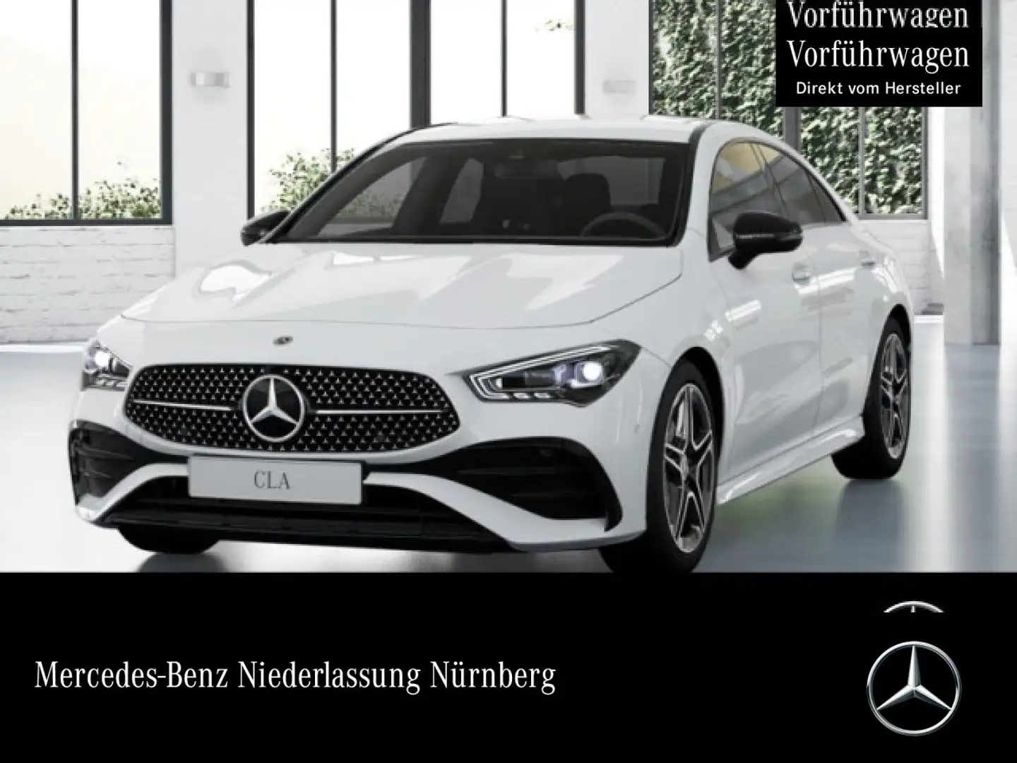 Mercedes-Benz CLA 200 AMG+NIGHT+MULTIBEAM+KAMERA+TOTW+KEYLESS+7G Blanc - 1