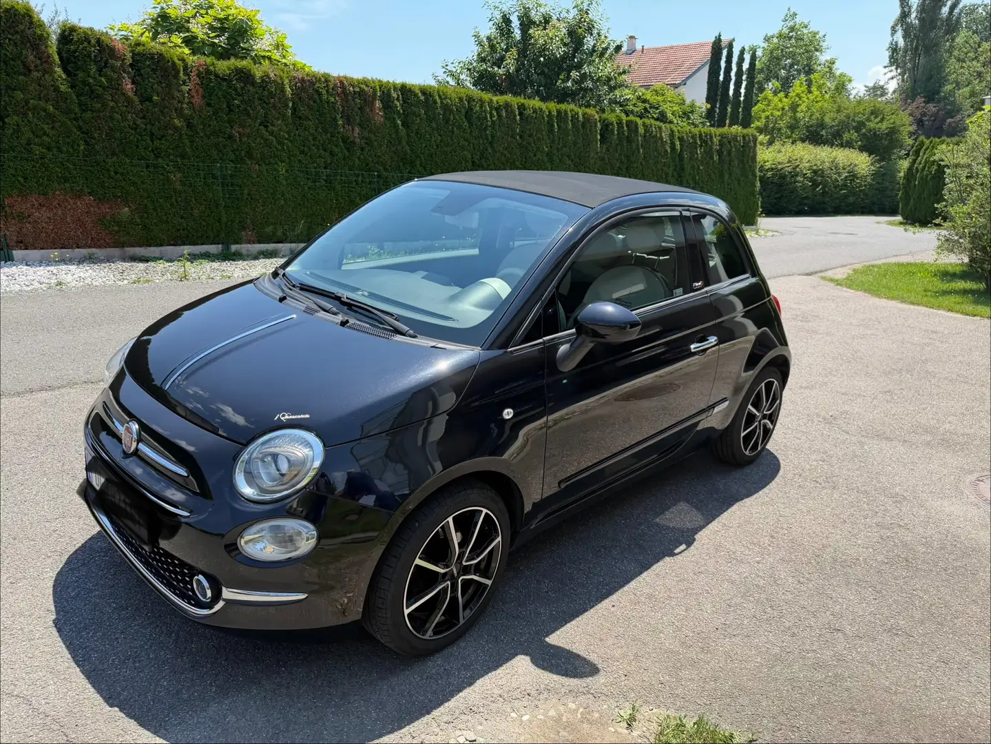 Fiat 500C 500C ECO 1,2 69 Lounge Lounge Schwarz - 1