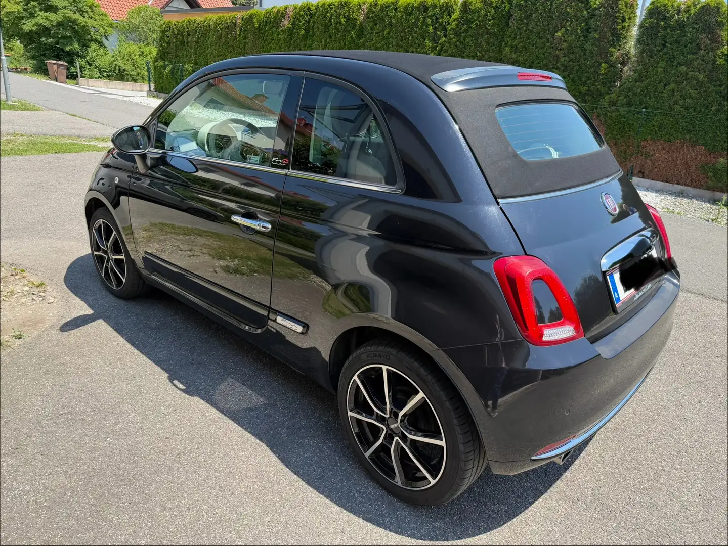 Fiat 500C 500C ECO 1,2 69 Lounge Lounge Schwarz - 2