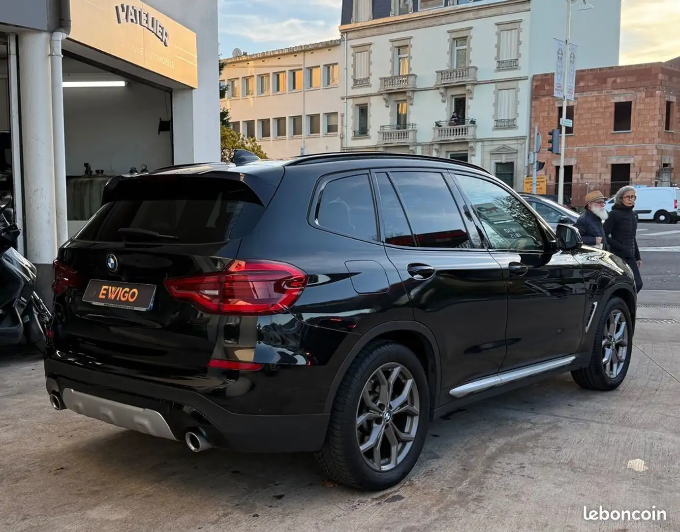 BMW X3 (g01) xdrive 20d 190 bva8 xline %2B toit ouvrant camera hud hayon electrique Noir - 2