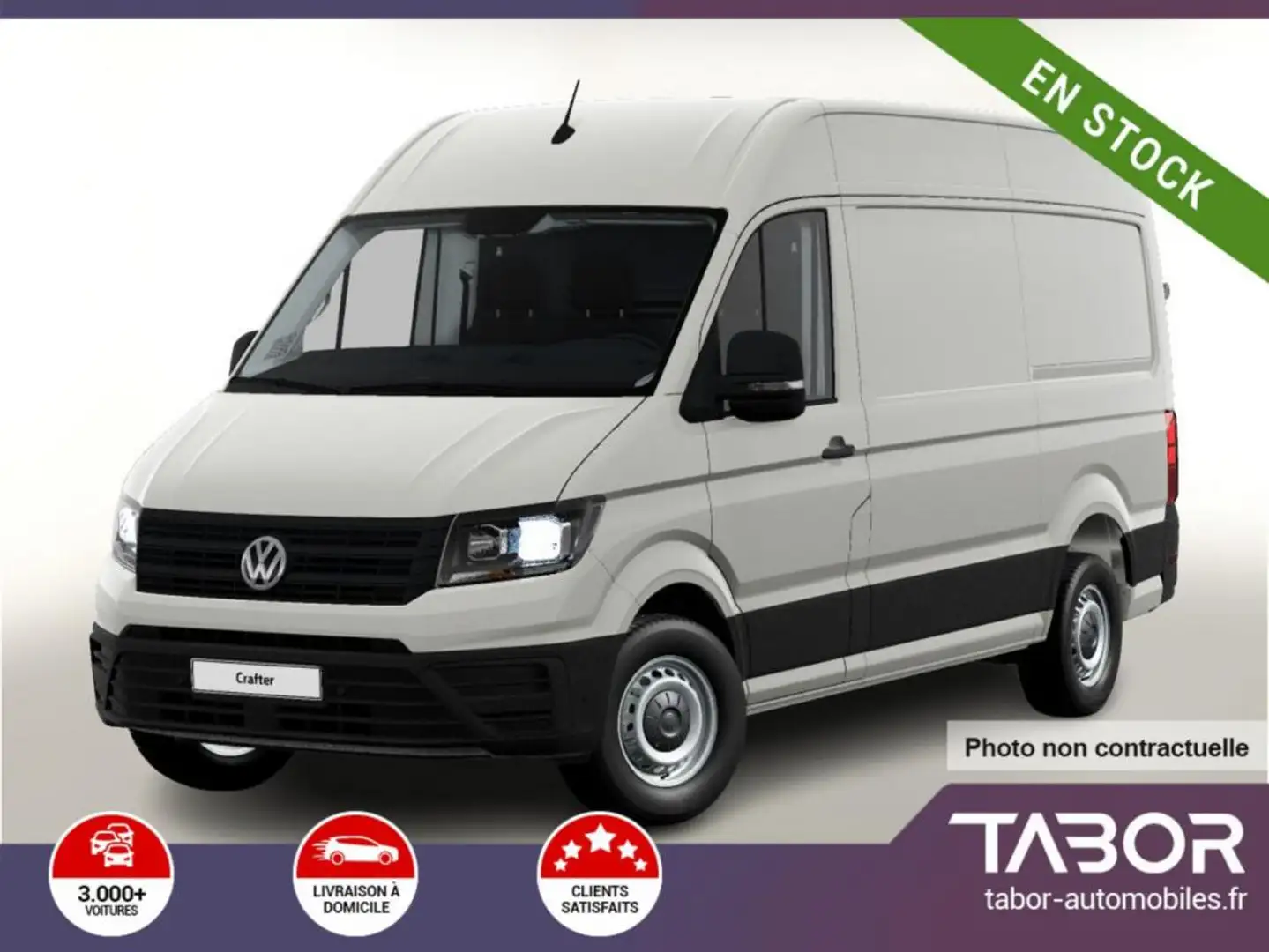 Volkswagen Crafter 30 2.0 TDI 140 L3H3 DigC Blanc - 1