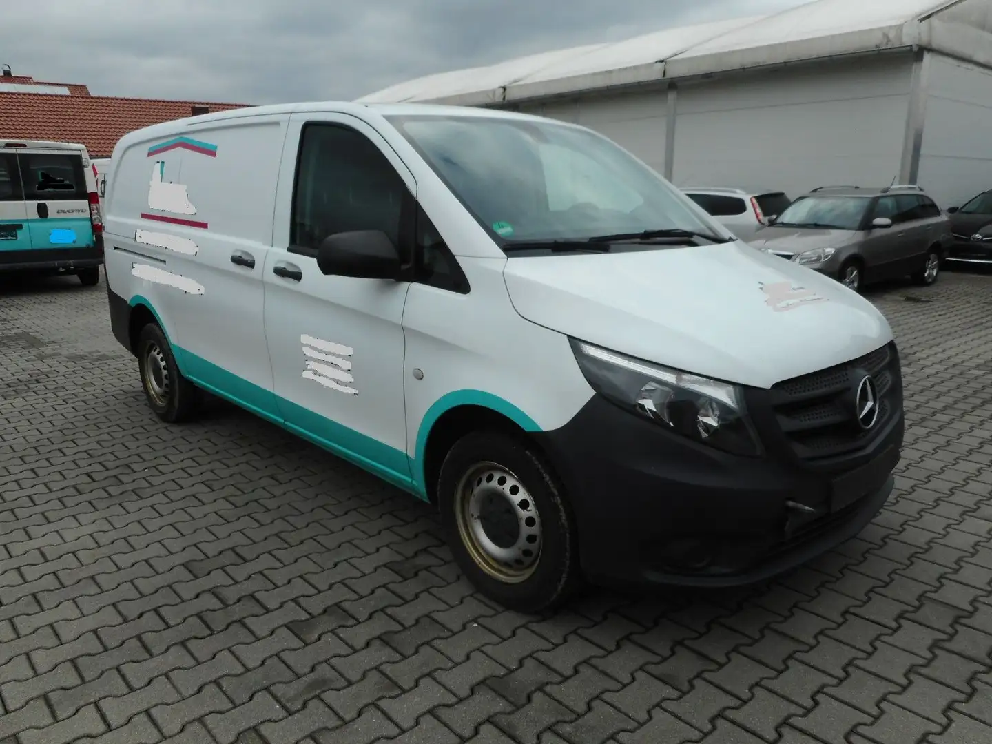 Mercedes-Benz Vito Kasten 116 CDI/BT RWD lang Motorschaden Biały - 1