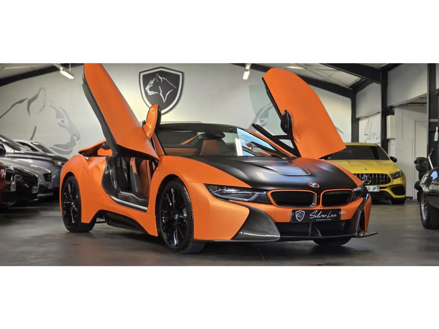 BMW i8 I8 ROADSTER CABRIOLET 1.5 HYBRID 374 / PACK CARBONE / REPRISE FINANCEMENT Orange - 1