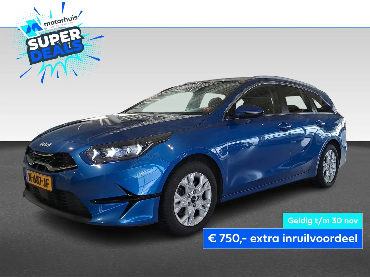 Kia Ceed SW / cee'd SW 1.0 T-GDi 120pk Bleu - 1