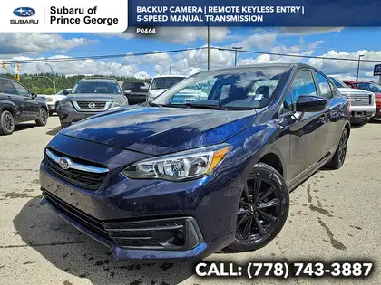 Blue 2020 Subaru Impreza Sedan Manual