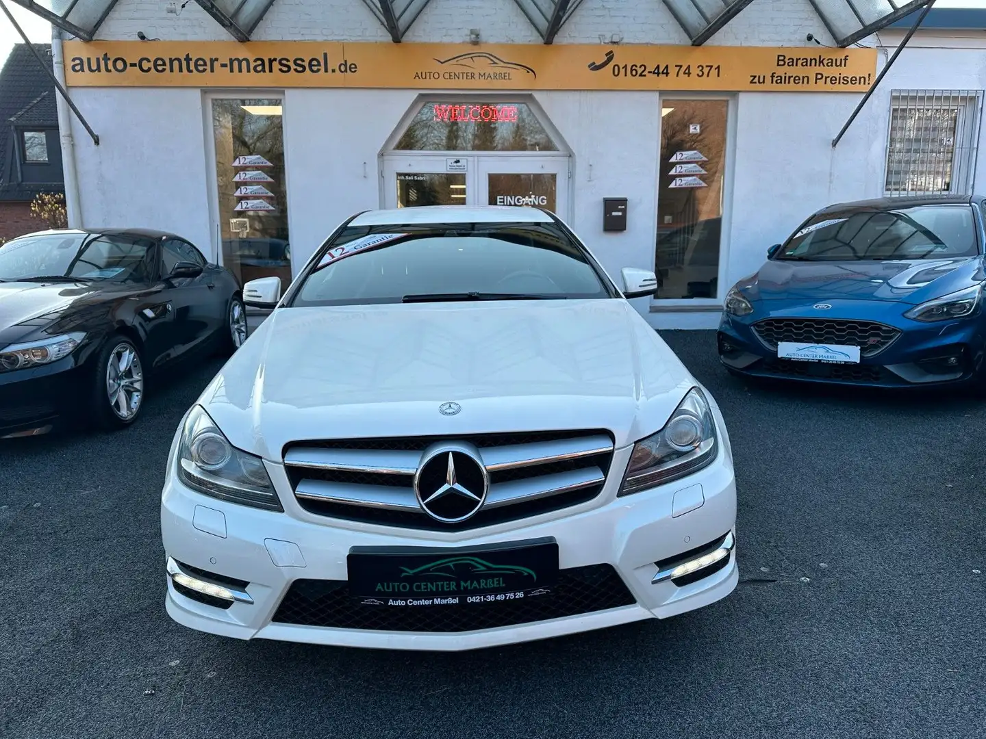 Mercedes-Benz C 220 Coupe BlueEfficiency AT/AMG-LINE/XENON/NAV White - 2