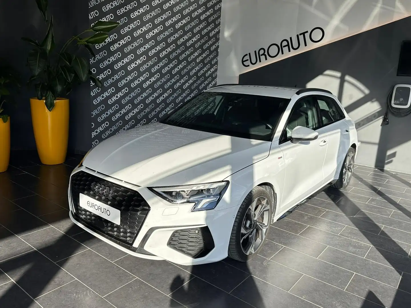 Audi A3 A3 Sportback 30 2.0 tdi S line edition s-tronic Blanc - 1