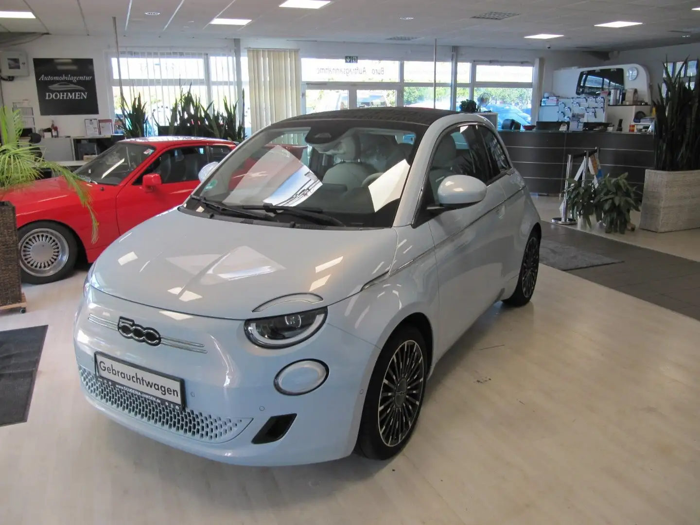 Fiat 500e 500 e La Prima  8fach auf Alu Bleu - 1