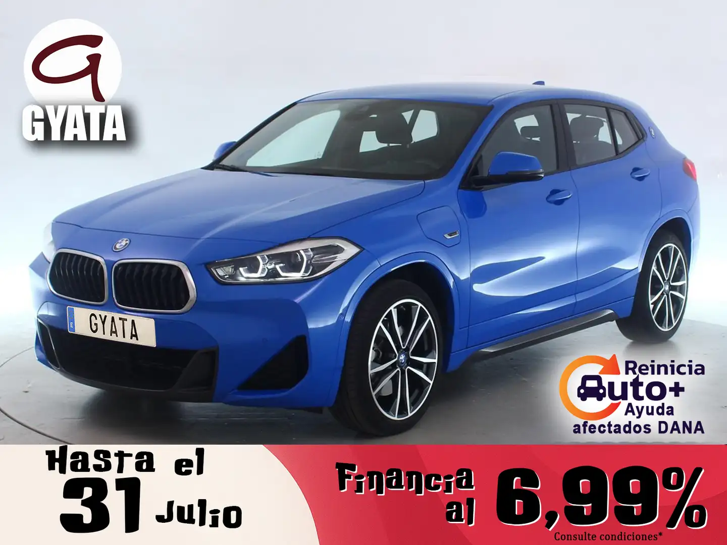 BMW X2 xDrive 25eA Bleu - 1
