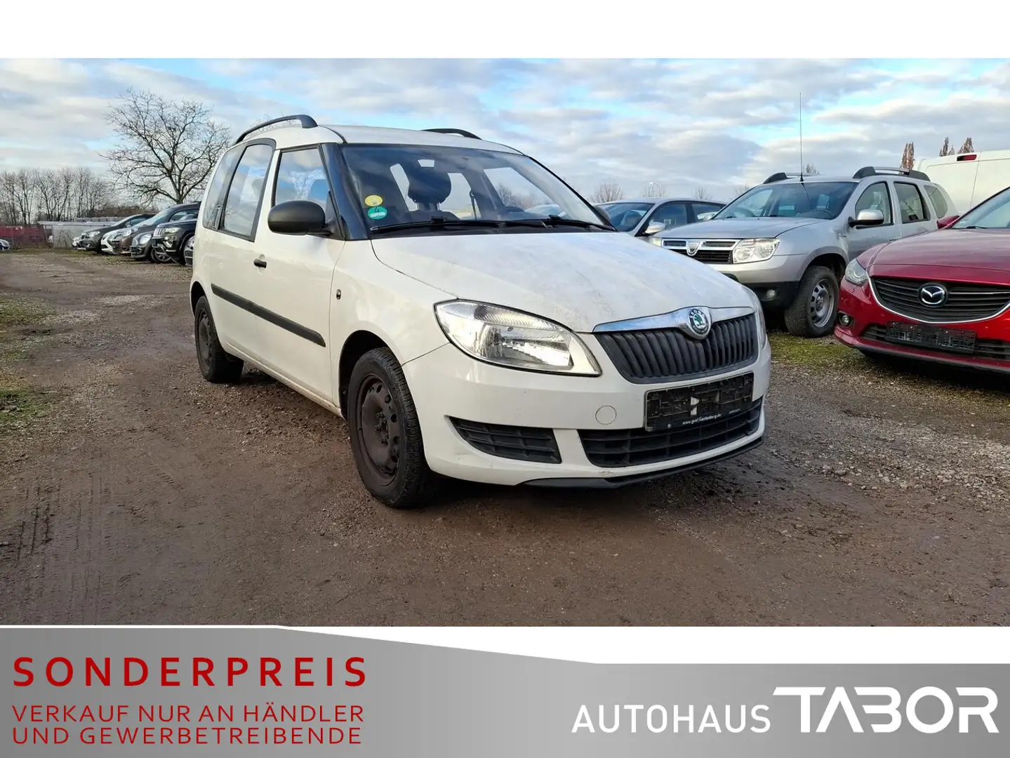 Skoda Roomster 1.2 TDI Active Plus Edition Klima el.FH Weiß - 2