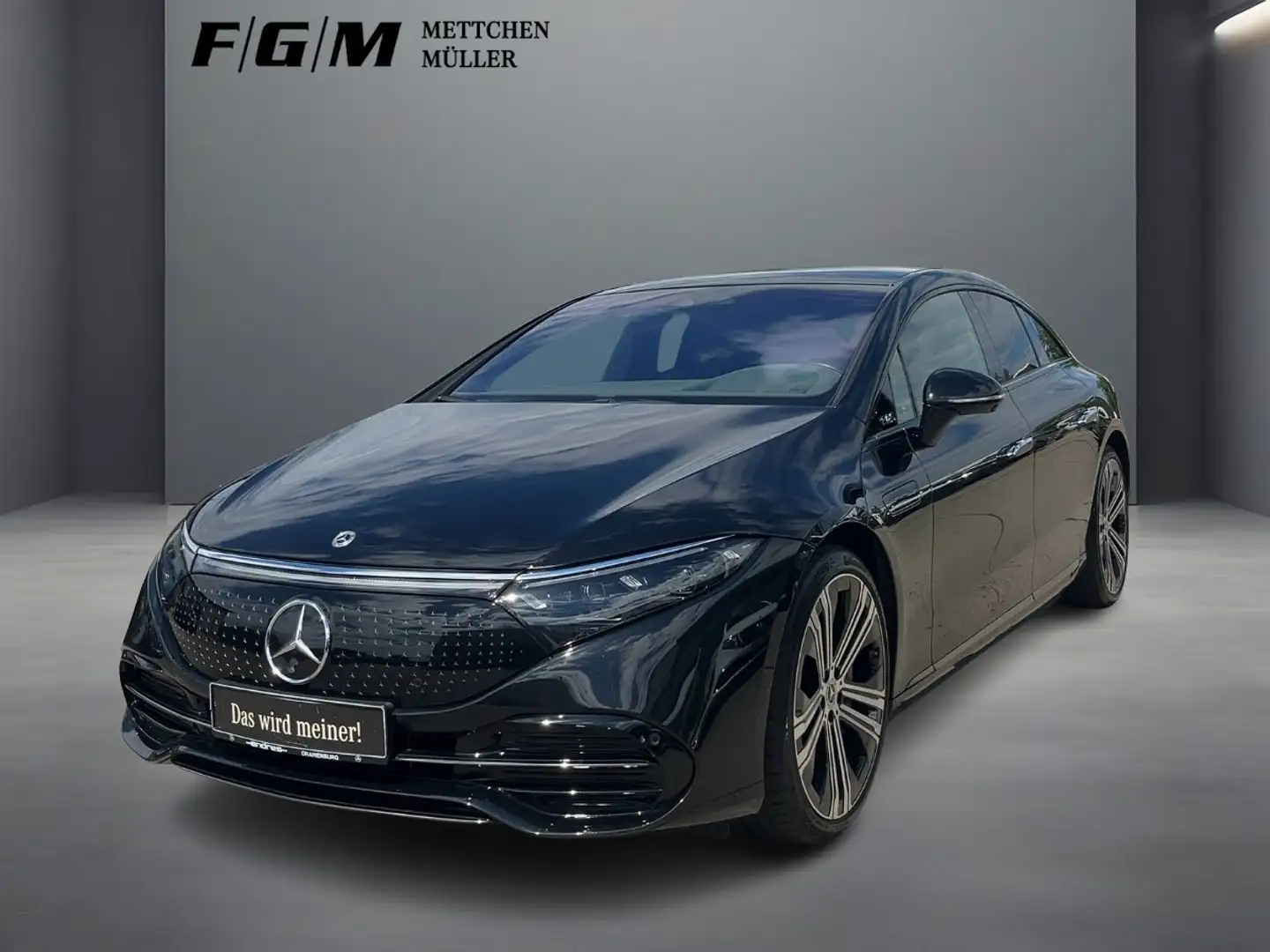 Mercedes-Benz EQS 580 4M Electric Art +BURMESTER+HYPERSCREEN+ Noir - 1