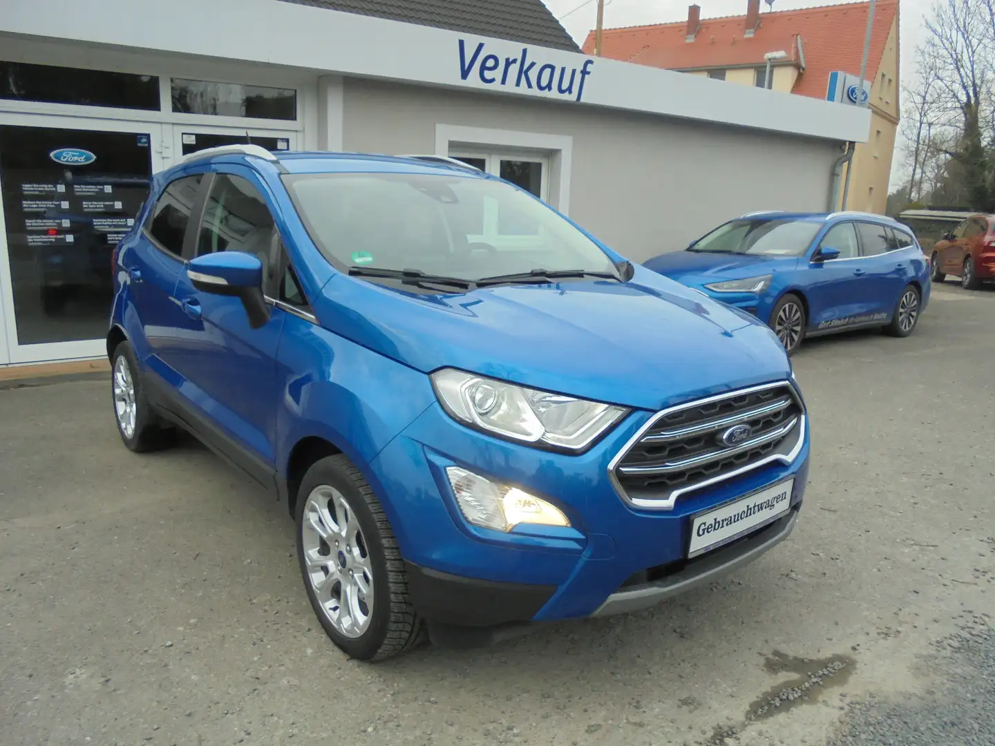 Ford EcoSport Titanium, Navi, Kamera, Bi-Xenon, Winter-Paket, Bleu - 2