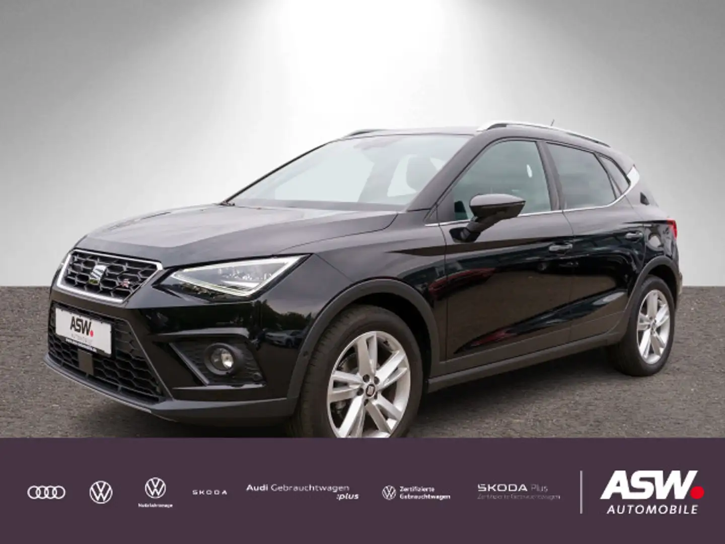 SEAT Arona FR-Line 1.0TSI 6-Gang Navi LED VC ACC RFK Noir - 1