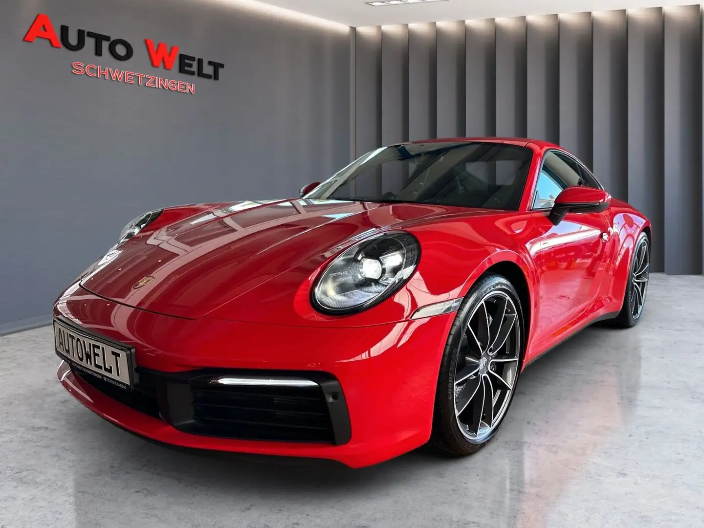 Porsche 911 /992 /Matrix/Chrono/Sportabgas./Sitzbelüftung Rot - 1