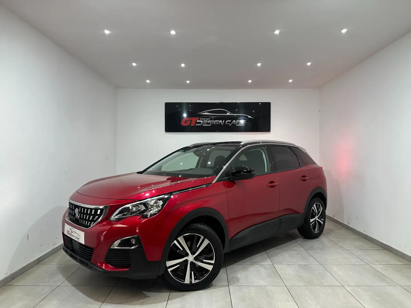 Peugeot 3008 1.6 BlueHDi **GARANTIE 12 MOIS*LED*GPS*CAMERA* Rouge - 1