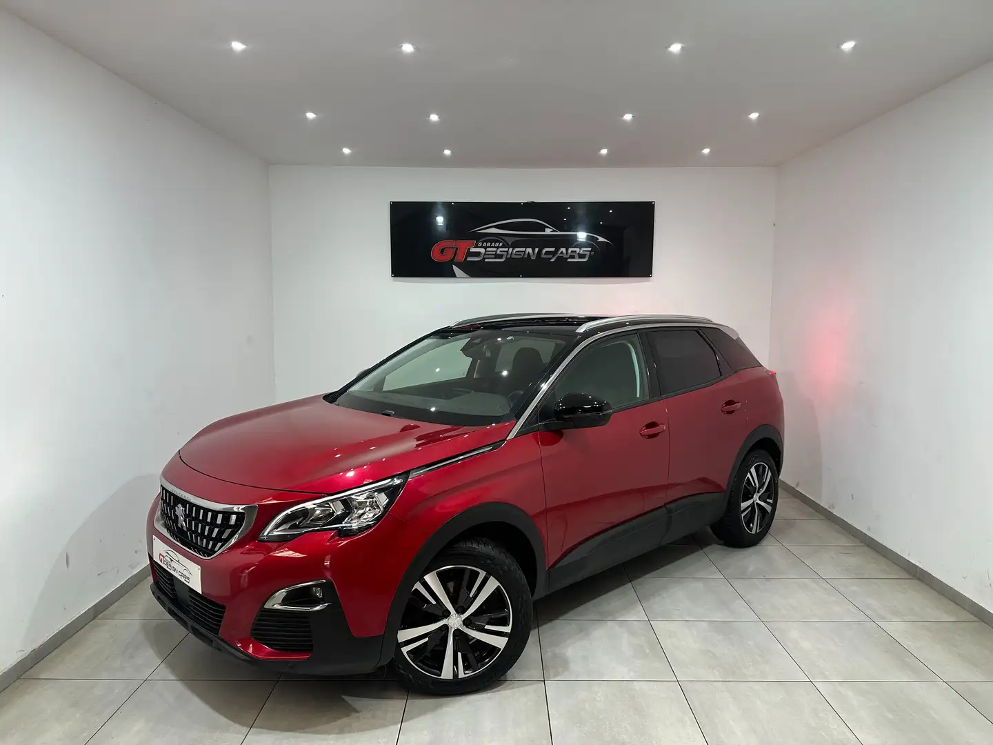 Peugeot 3008 1.6 BlueHDi **GARANTIE 12 MOIS*LED*GPS*CAMERA* Rouge - 2