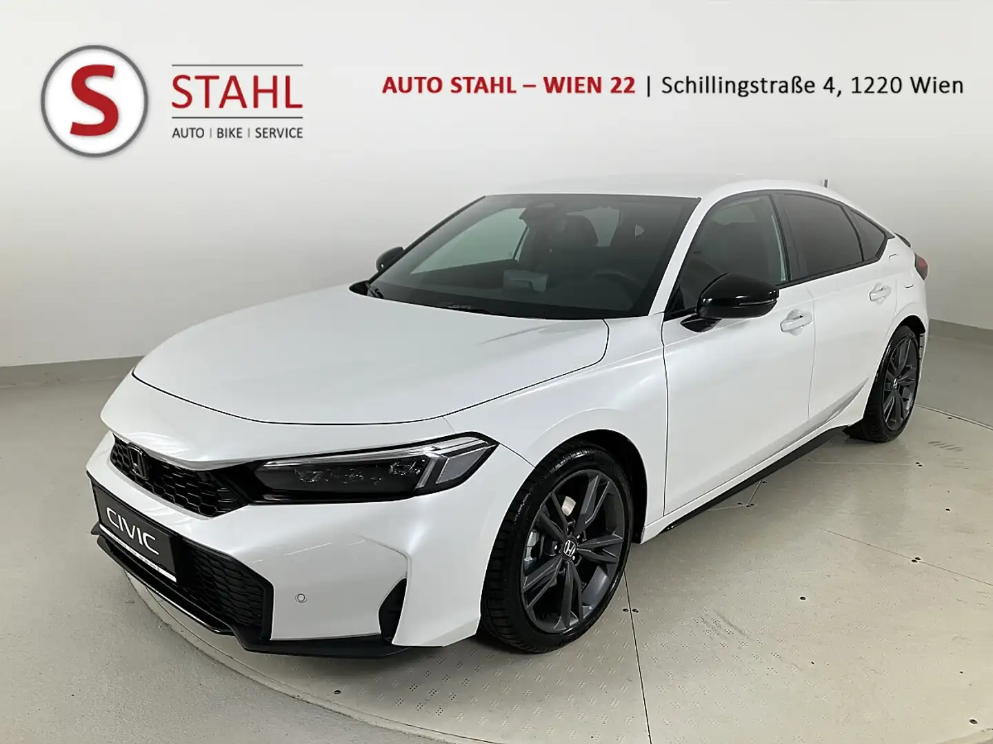 Honda Civic 2.0 i-MMD Hybrid Sport e-CVT Aut. inkl. Sport u... Weiß - 1