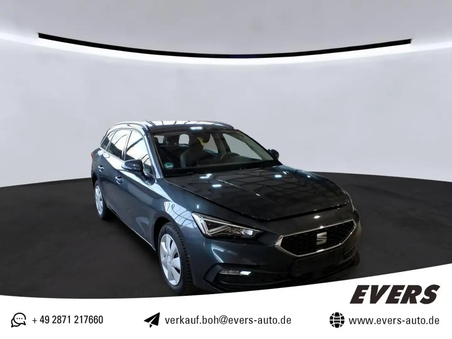 SEAT Leon ST 2.0 TDI  DSG STYLE AHK+SHZ+NAVI+LED+RFK Grau - 1