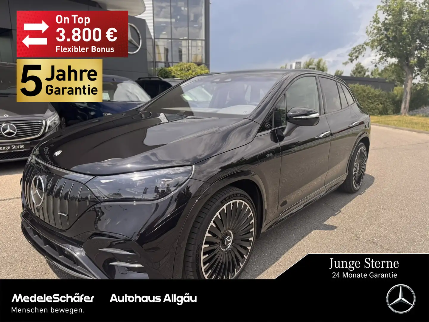 Mercedes-Benz EQE SUV EQE SUV 53 4M Night 22" Dyn+ Carbon 22kW NP163 LED Schwarz - 1