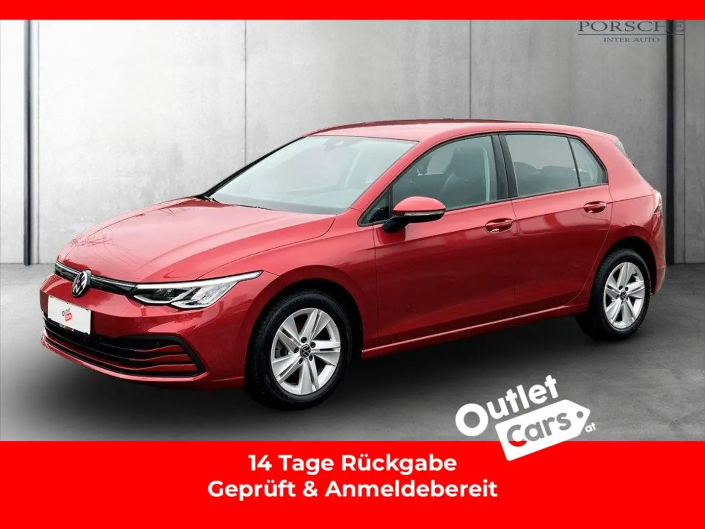 Volkswagen Golf 1.0 TSI Rabbit ASSIST+LED+Virtual+LM+KlimaA Rot - 1
