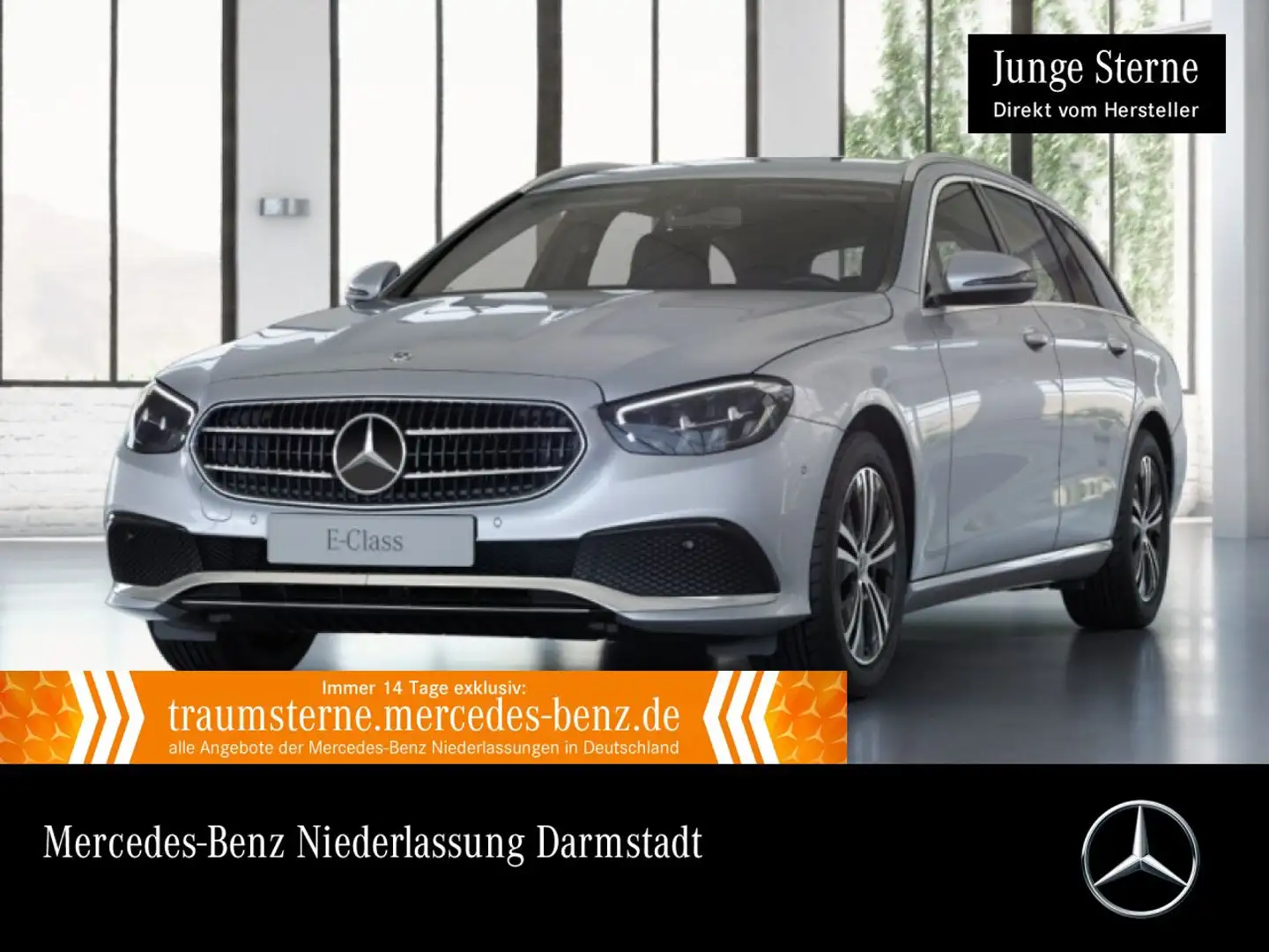 Mercedes-Benz E 200 T AVANTG+LED+KAMERA+9G Silber - 1