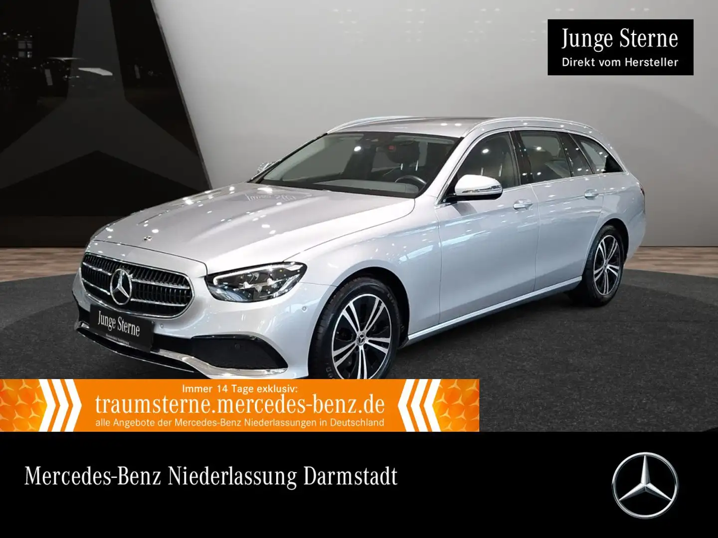 Mercedes-Benz E 200 T AVANTG+LED+KAMERA+9G Silber - 1