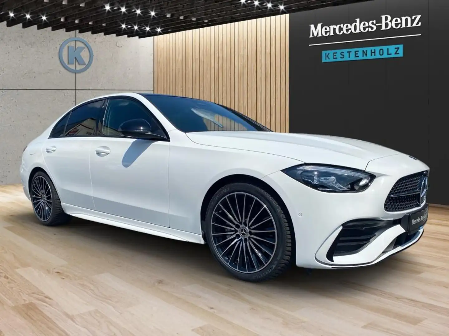 Mercedes-Benz C 220 d 4MATIC *AMG*NIGHT*MEMO*AHK*PANO*MBUX* Weiß - 2