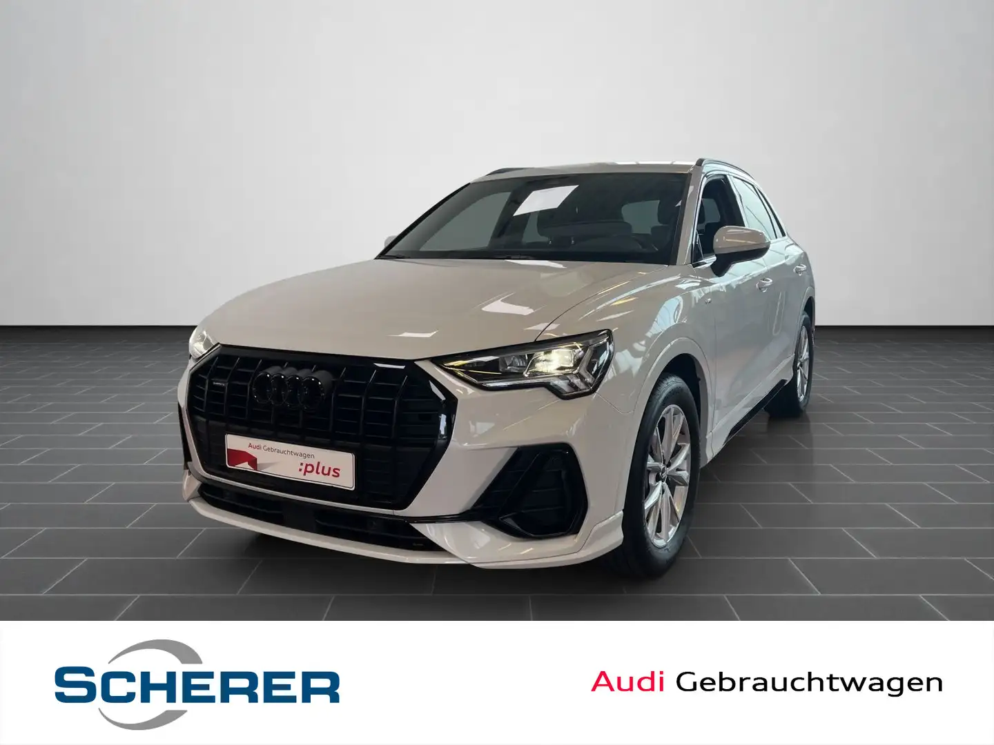 Audi Q3 S line 40 TFSI qu. S tronic Led,Assist,RFK Weiß - 1