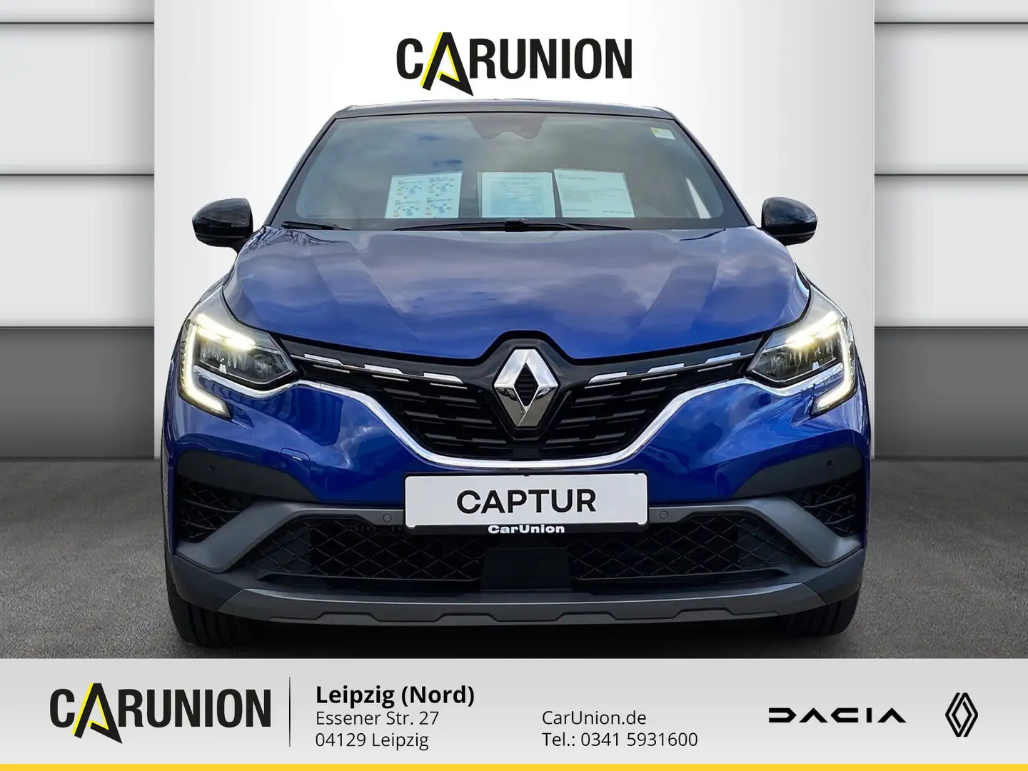 Renault Captur R.S. LINE TCe 160 EDC KLIMAA,CARPLAY,WKR Bleu - 2
