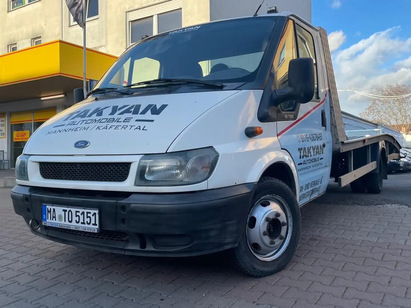 Ford Transit Pritsche 2.4 FT 350 Lang Blanc - 2