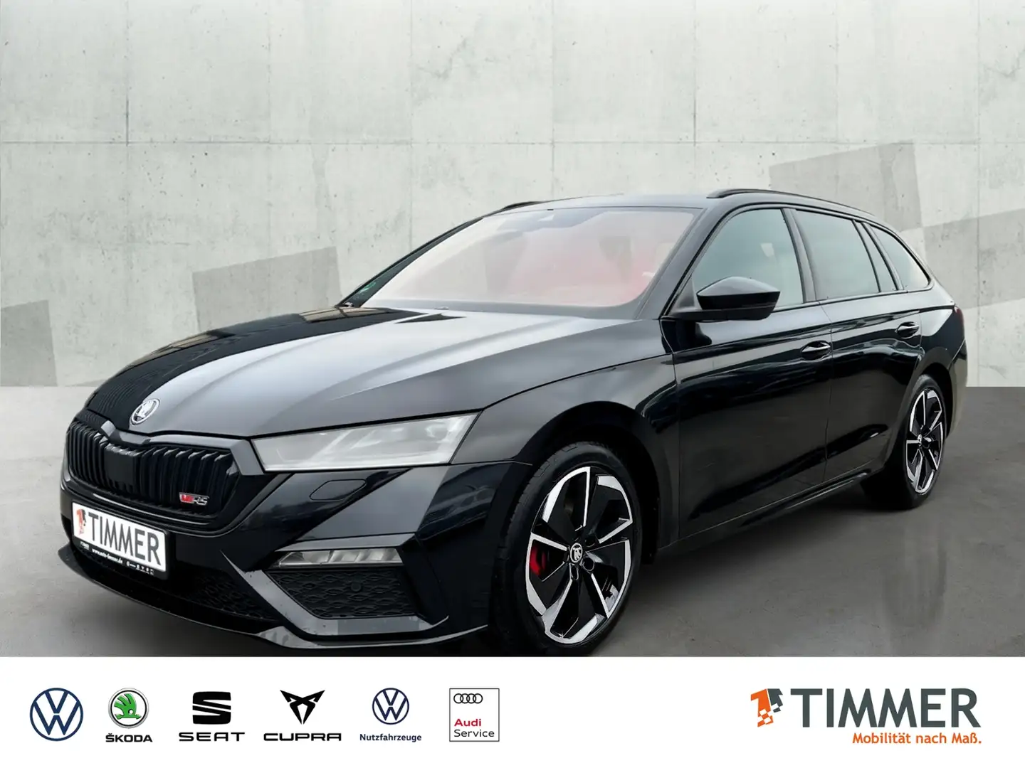 Skoda Octavia Combi 2.0 TDI DSG RS +AHK +CANTON +HuD +MATRIX +R Schwarz - 1