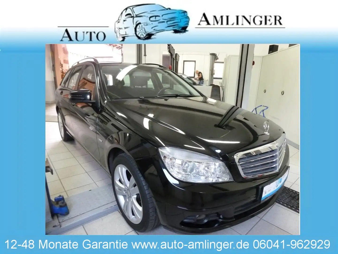 Mercedes-Benz C 180 T CGIEfficiency1.Hand Scheckheft 24Mo.Gar. Schwarz - 1