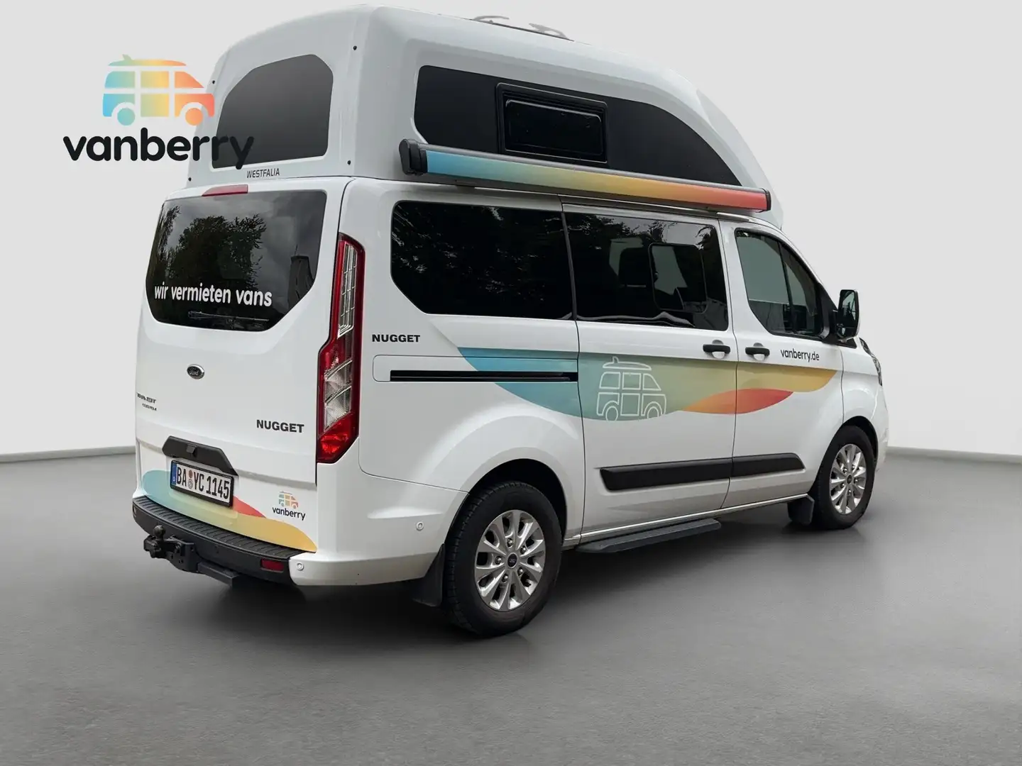 Ford Transit Custom Nugget Hochdach Blanc - 2