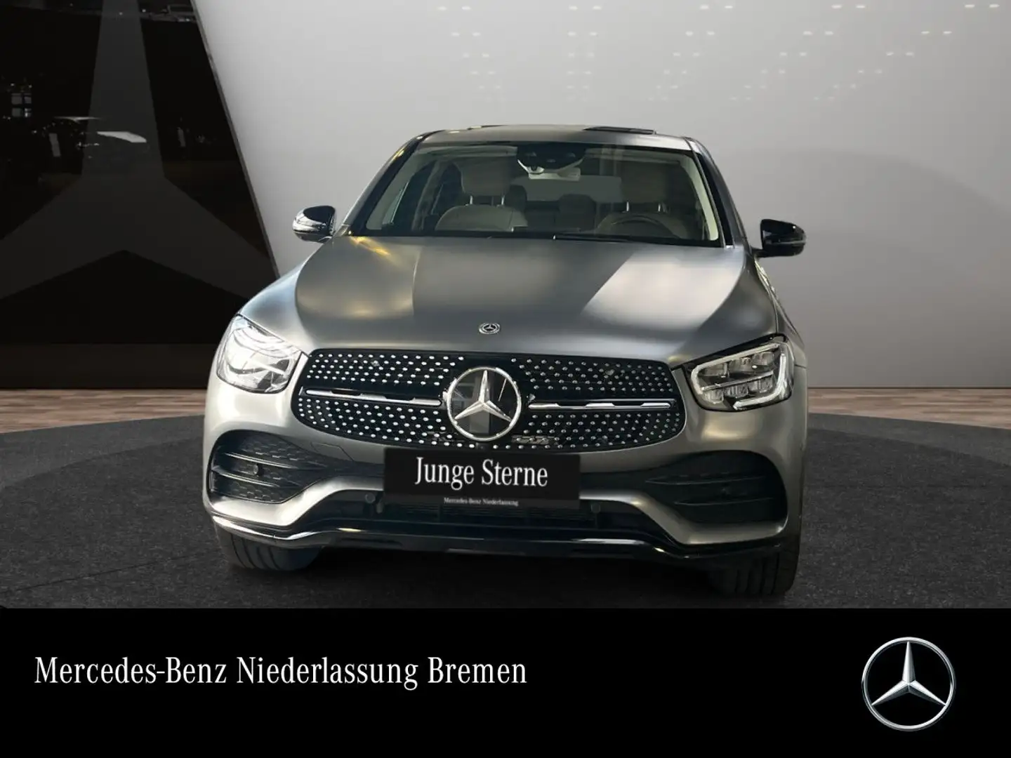 Mercedes-Benz GLC 300 Coupé 4M AMG+NIGHT+360+LED+FAHRASS+9G Grau - 1