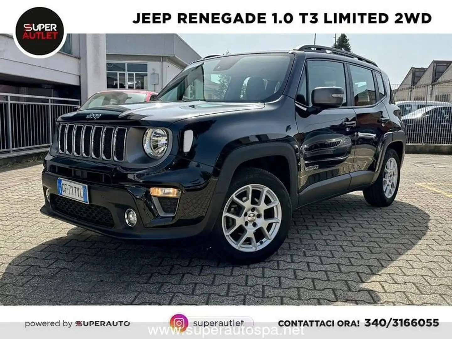 Jeep Renegade 1.0 T3 Limited 2WD Nero - 1
