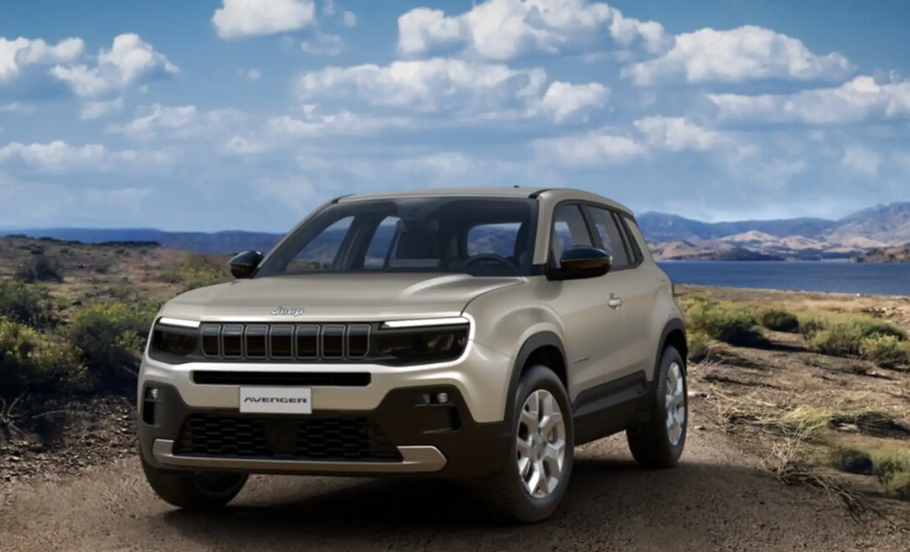 Jeep Avenger E-HYBRID 1.2 e-DCT6 e-Hybrid Altitude inkl. Inf... Beige - 1