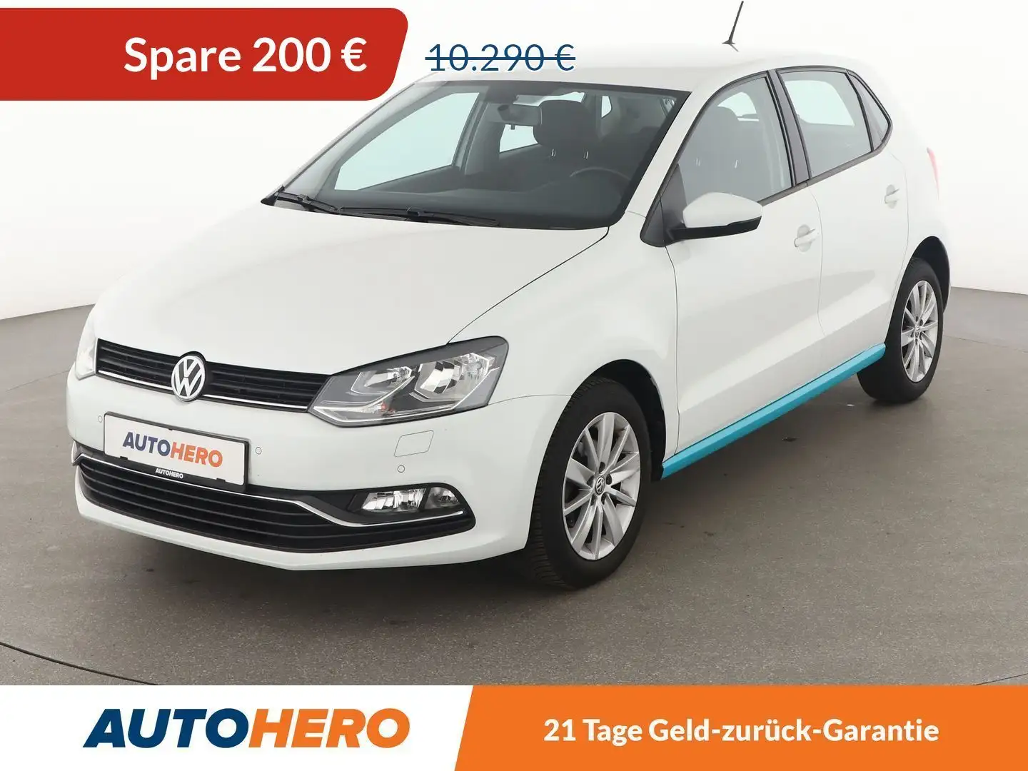 Volkswagen Polo 1.2 TSI Comfortline BMT*PDC*SHZ*KLIMA* Weiß - 1