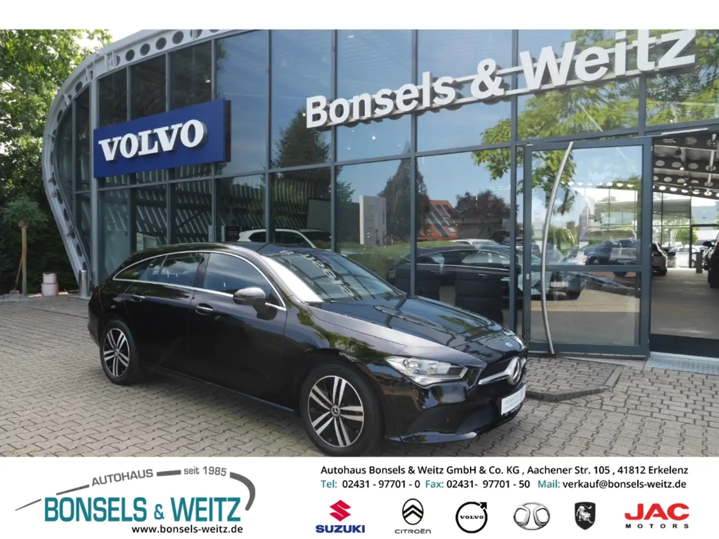 Mercedes-Benz CL CLA-Shooting Brake EU6d AUTOMATIK AHK-klappbar Nav Noir - 1