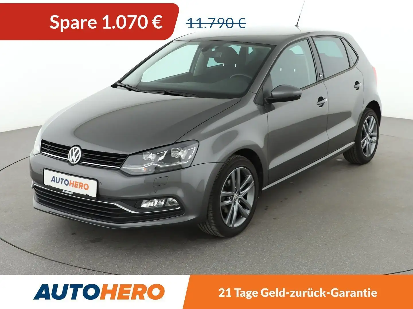 Volkswagen Polo 1.0 Sound *TEMPO*PDC*SHZ*KLIMA* Grau - 1