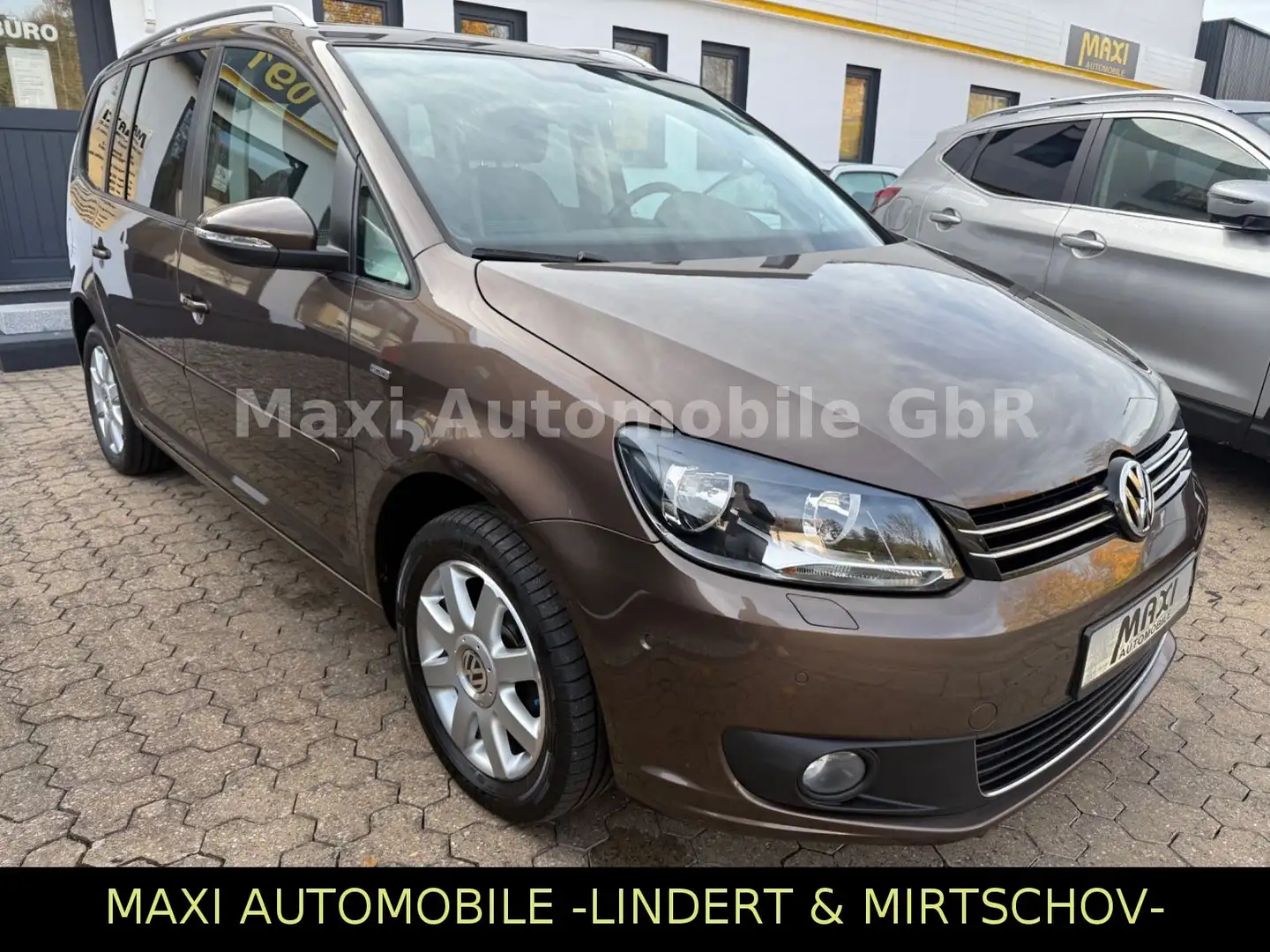 Volkswagen Touran Life-2 HA-NAVI-ALU-PDC-TEMP-SHZ-VW KD GEP Braun - 1