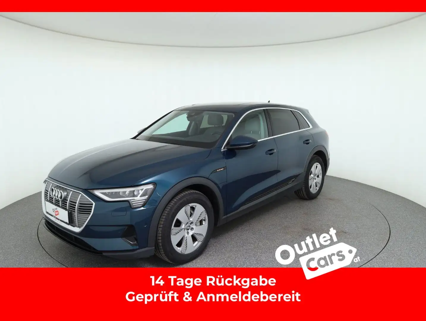 Audi e-tron 50 quattro ASSIST+MATRIX+Pano+LED+LEDER Blau - 1