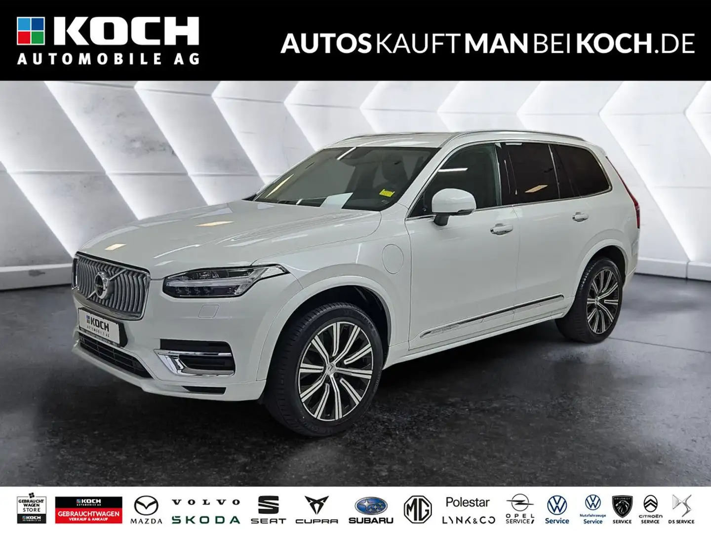Volvo XC90 T8 AWD Inscription StdHzg BLIS H/K 7-Sitzer Wit - 1