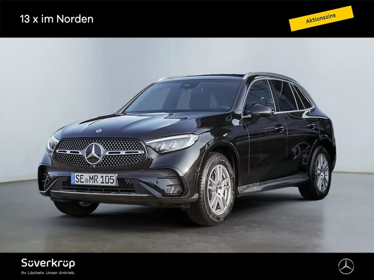 Mercedes-Benz GLC 220 d 4M AMG SPUR PANO AHK DISTR 360 PDC Schwarz - 2