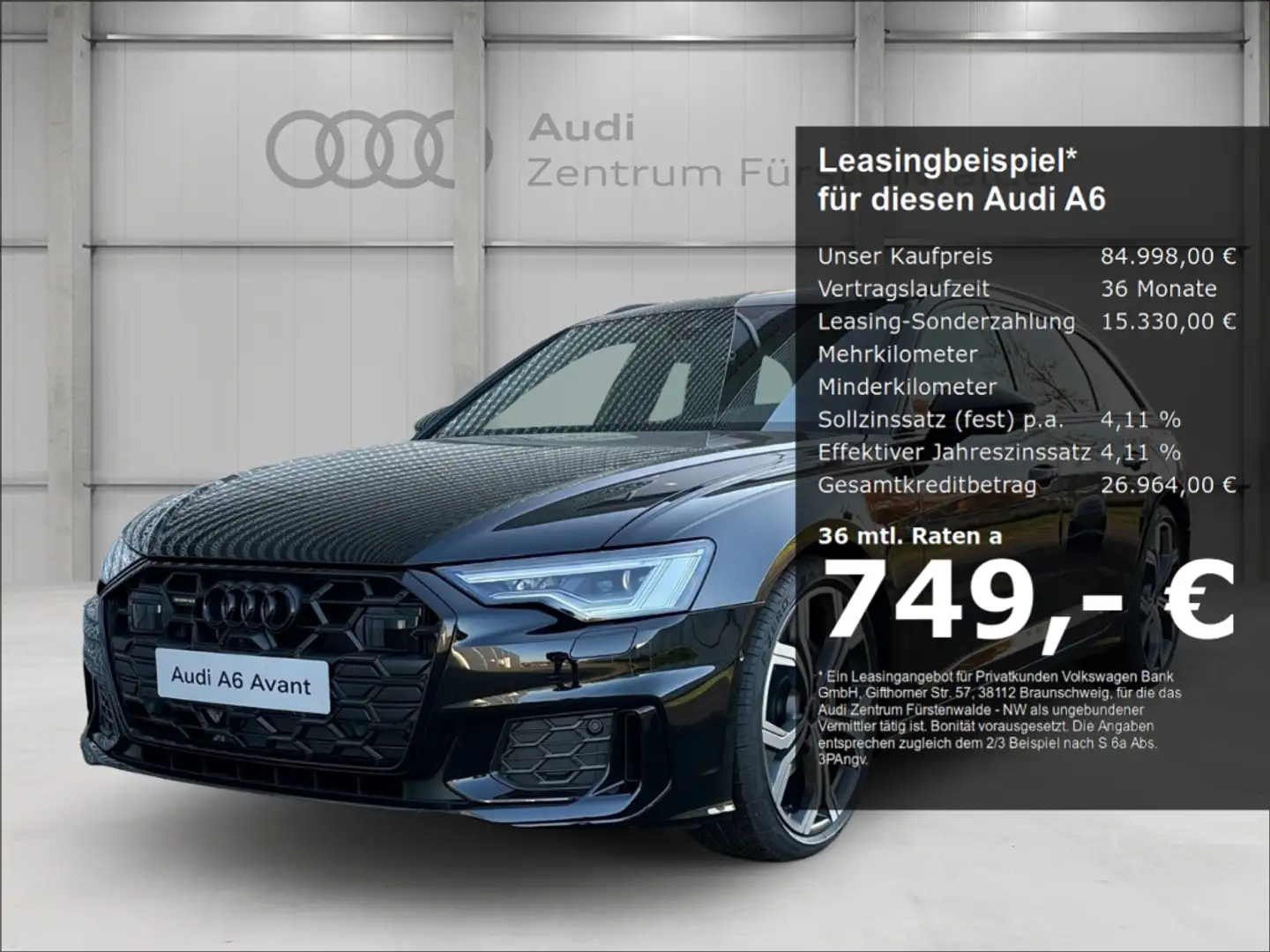 Audi A6 Avant 50 TDI quattro tiptr+Stdheizung+Luftfederung Noir - 1