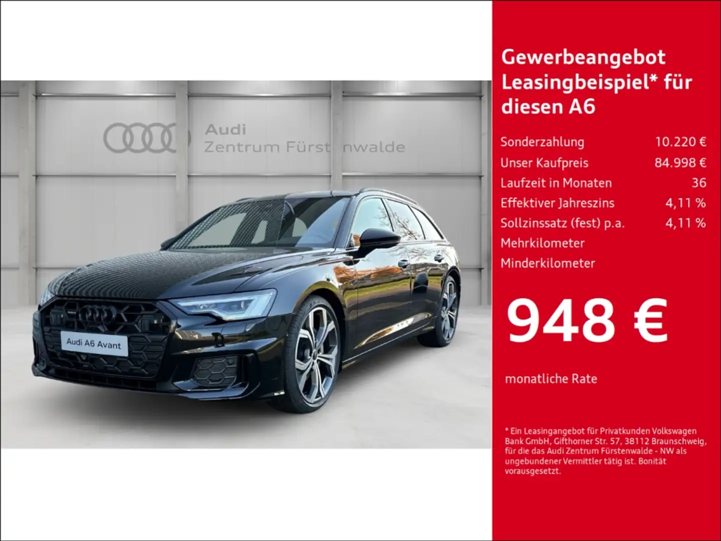Audi A6 Avant 50 TDI quattro tiptr+Stdheizung+Luftfederung Schwarz - 1