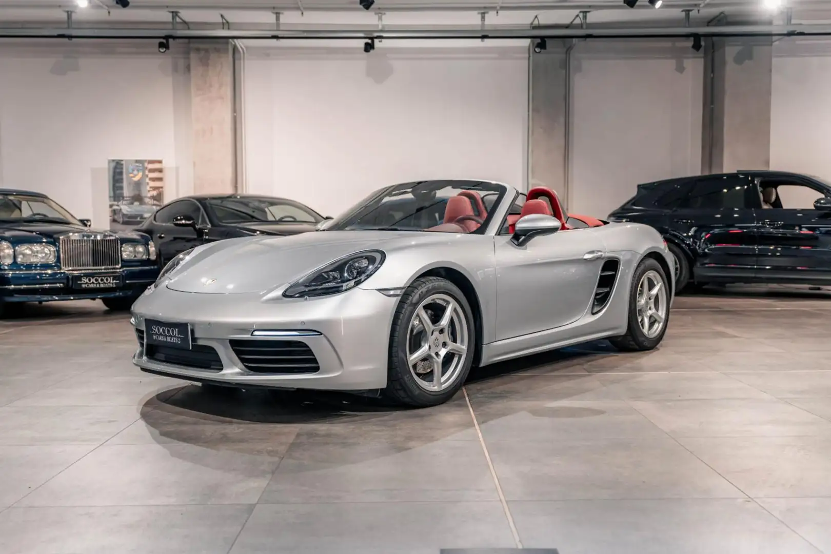 Porsche Boxster 718 2.0*PELLE TOTALE*UNO PROPR Argento - 1