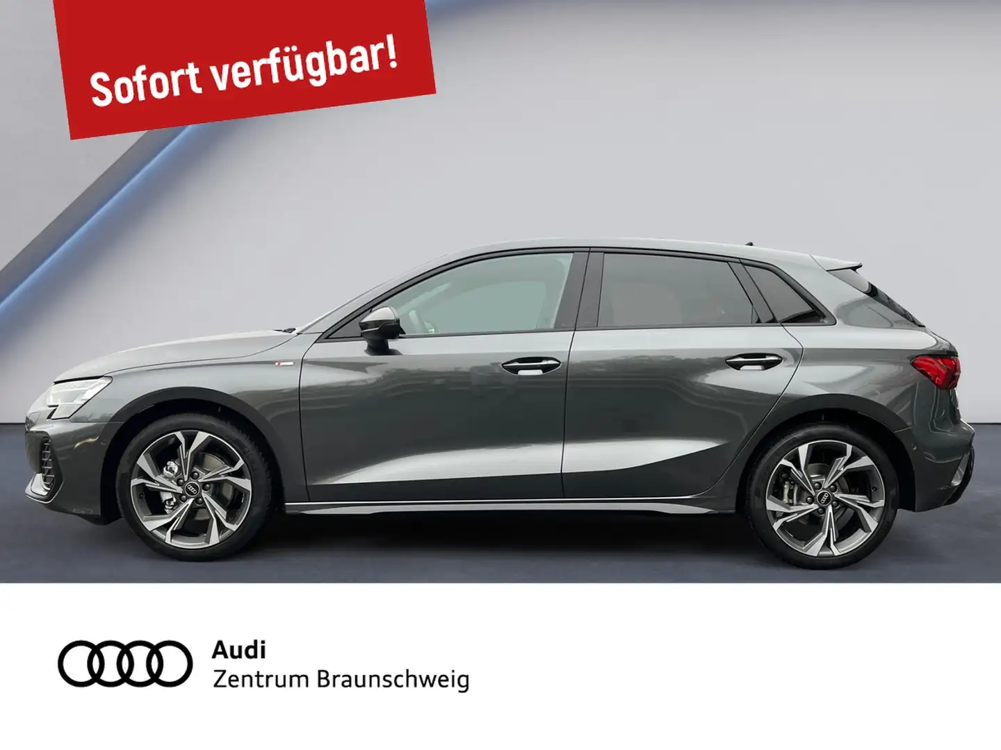 Audi A3 Sportback 35 TFSI S line LED+RÜCKFAHRKAM.+ACC Grau - 2