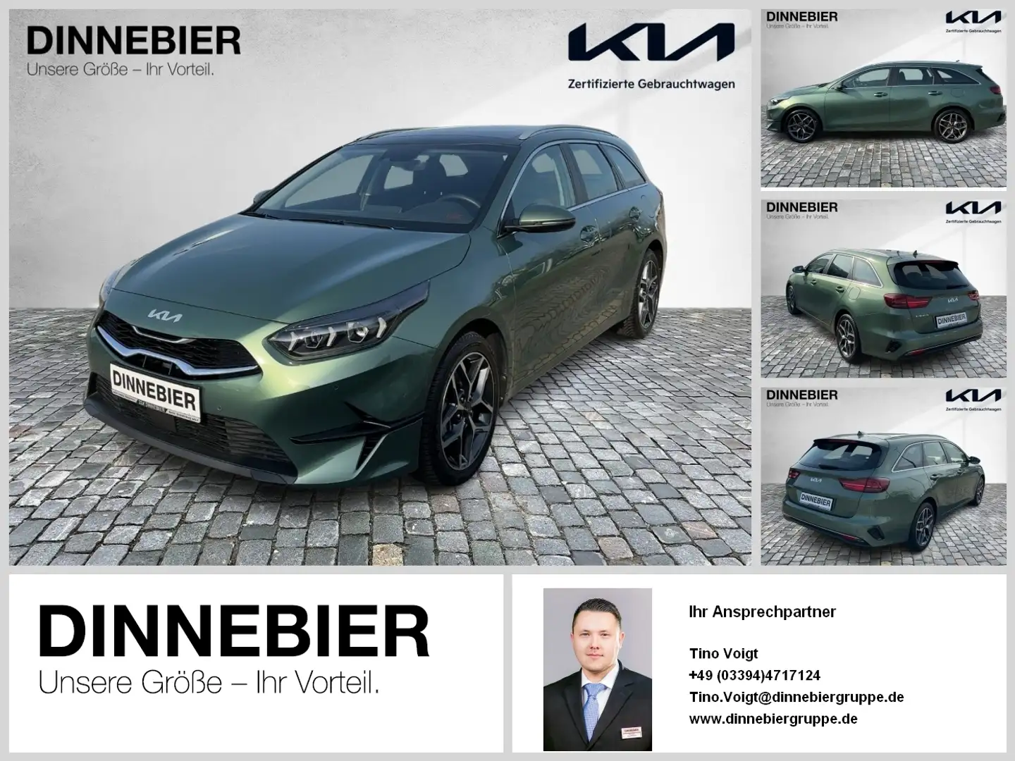 Kia Ceed SW / cee'd SW Ceed Sportswagon Spirit Glasdach+LED+Kamera Grün - 1