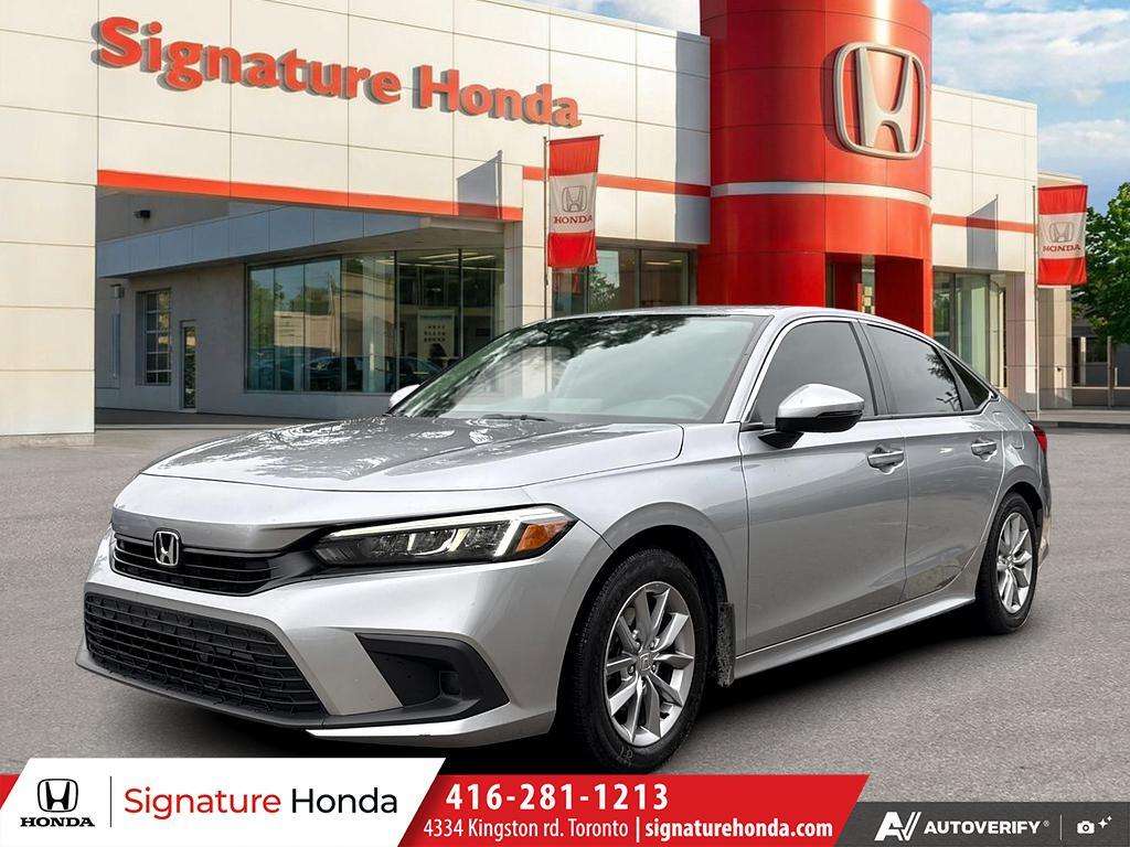 Silver 2022 Honda Civic Sedan Front-Wheel Drive Automatic